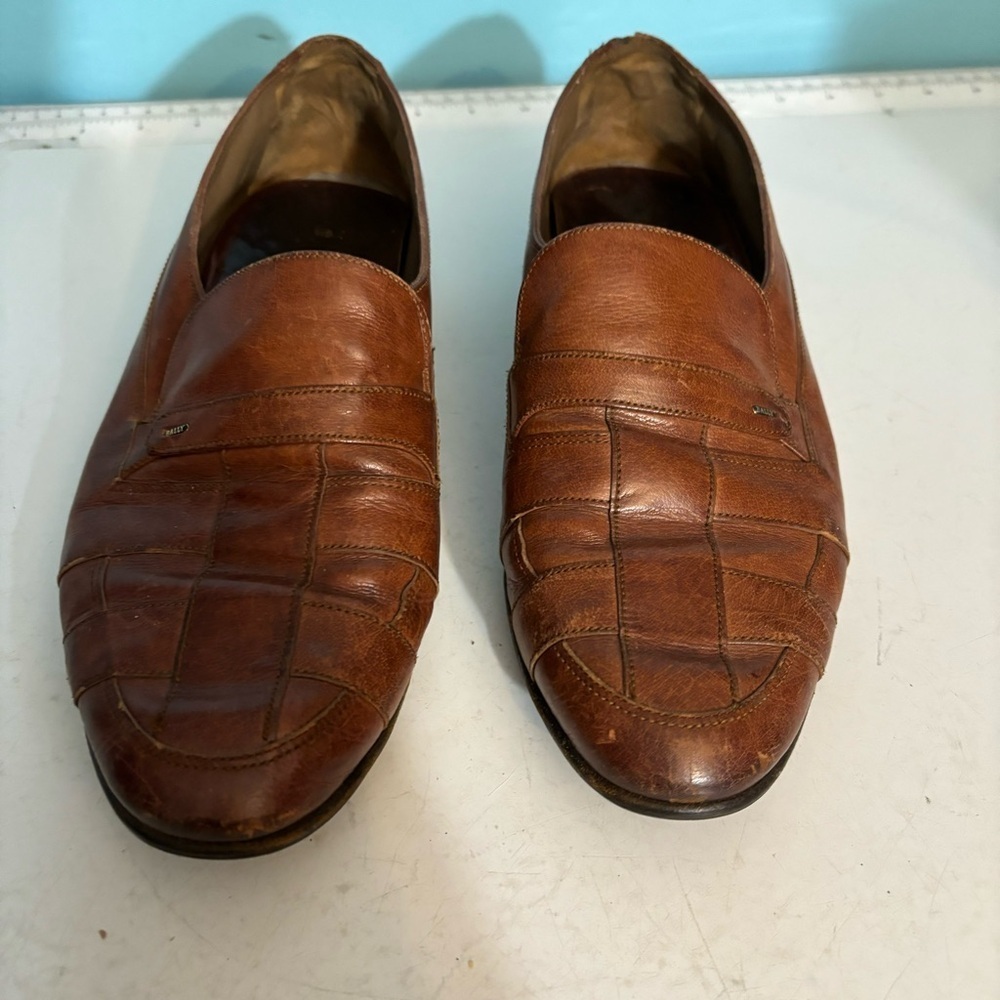Vintage Bally of Switzerland men’s ‎ leather shoes in size 6.5